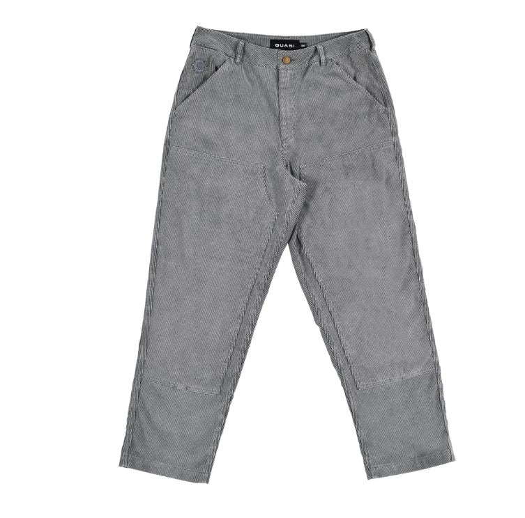 Quasi Pants Work Pin Grey