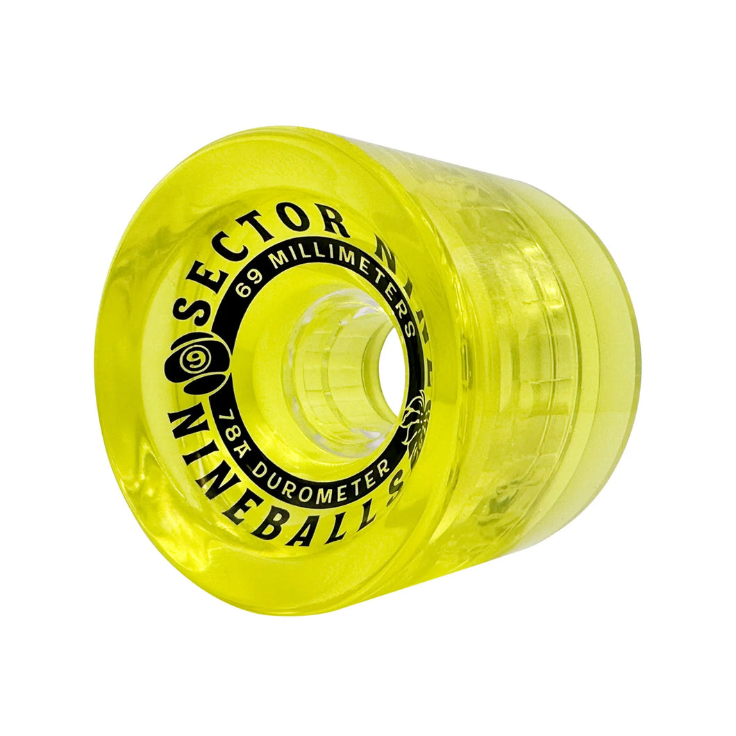 Sector 9 wheel 69mm 78a Nineballs Yellow