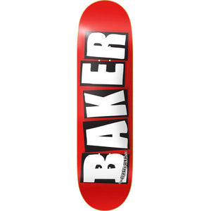 Baker Deck Brand Logo White Deck 8.5