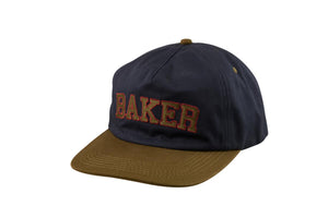 Baker Hat Oscar Navy/Grn Snapback