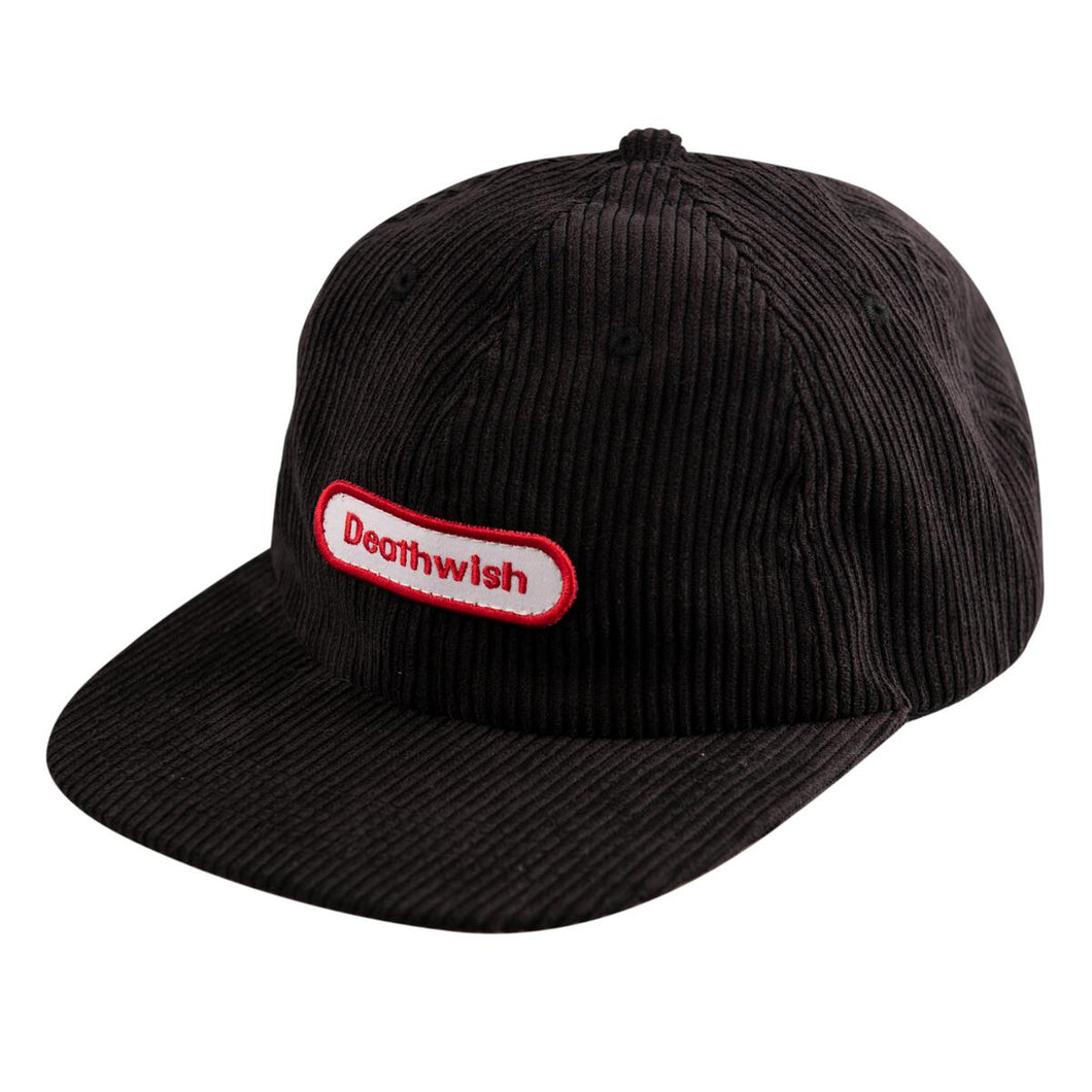 Deathwish Hat Game Time BLK Cord Snapback