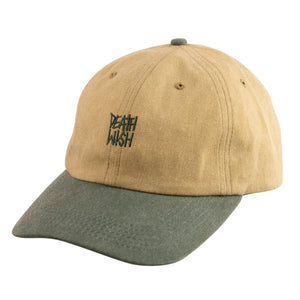 Deathwish Hat Deathstack Khaki/Green Dad Cap