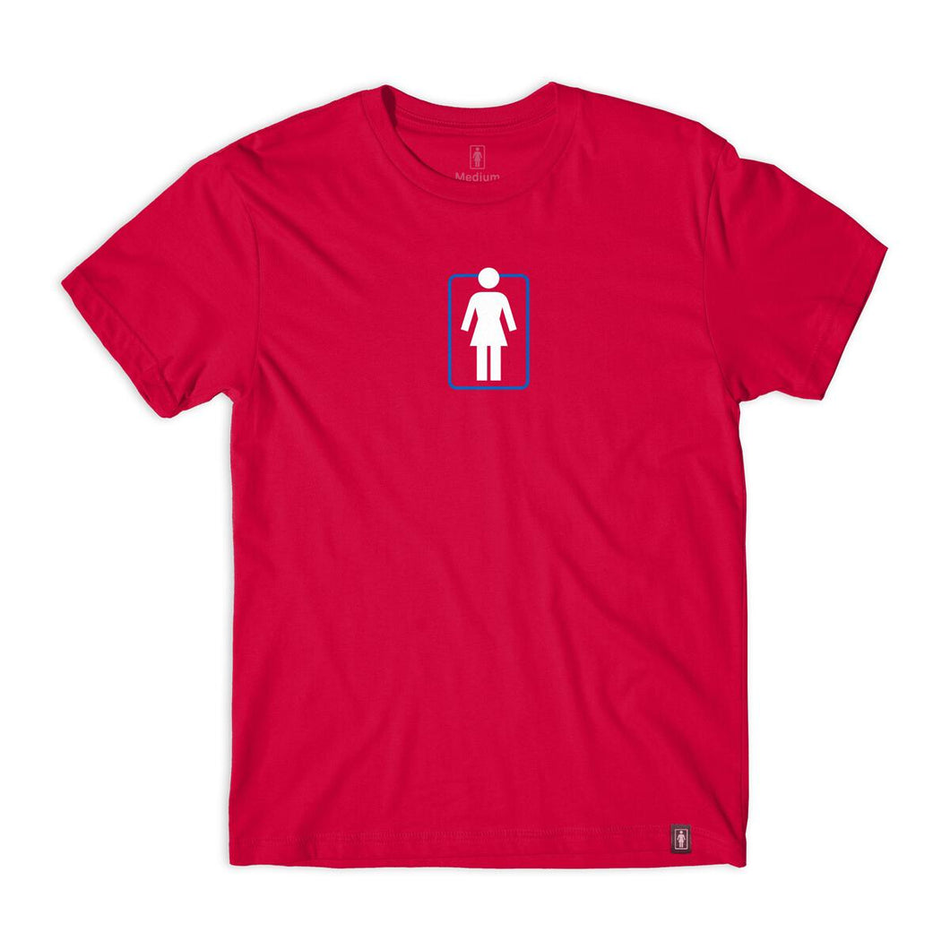 Girl T-Shirt Youth Heritage Red Medium