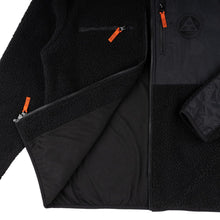 Load image into Gallery viewer, Welcome Jacket Sherpa Fleece Black