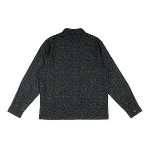 Welcome Button Up Shirt Fauna Woven Cotton Spruce