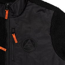 Load image into Gallery viewer, Welcome Jacket Sherpa Fleece Black