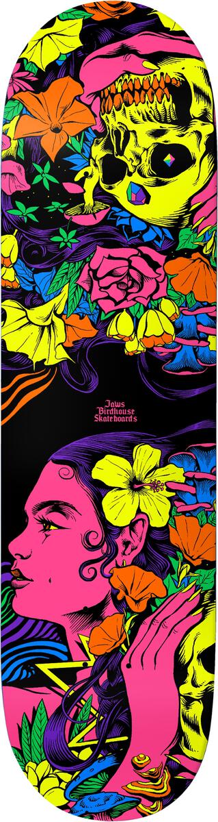 Birdhouse Deck Jaws Emotions 8.25 Black Light