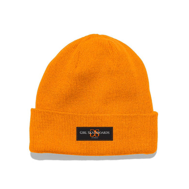 Girl Beanie Patch Neon Orange