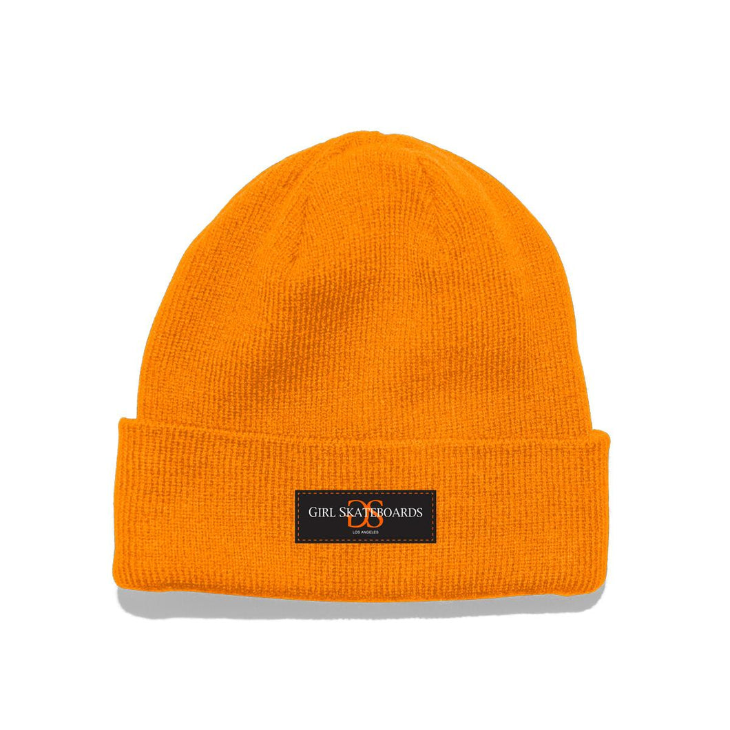 Girl Beanie Patch Neon Orange