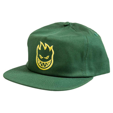 Spitfire Hat Bighead Snapback Green/Yellow