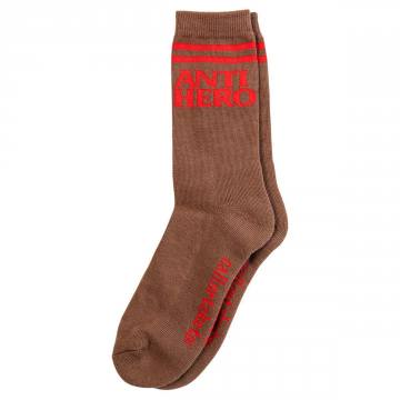 Anti Hero Socks Hero If Found Brown/Red