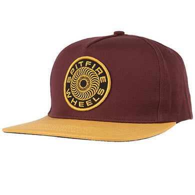 Spitfire Hat Classic 87 Swirl Maroon Yellow