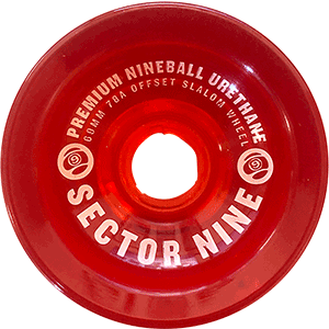 Sector 9 wheel 69mm 78a Slalom Red