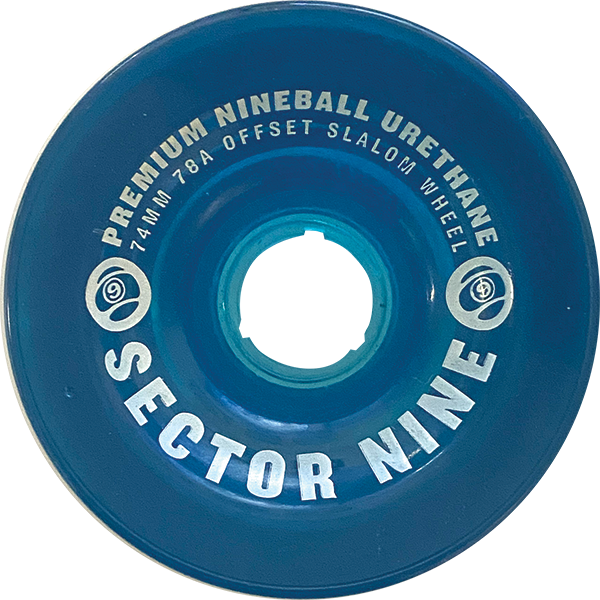 Sector 9 wheel 74mm 78a Slalom Blue