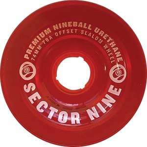 Sector 9 wheel 74mm 78a Slalom Red