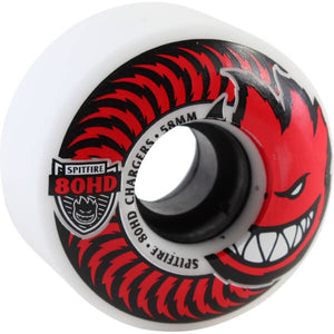 Spitfire Wheels 58mm 80HD Clear/Red