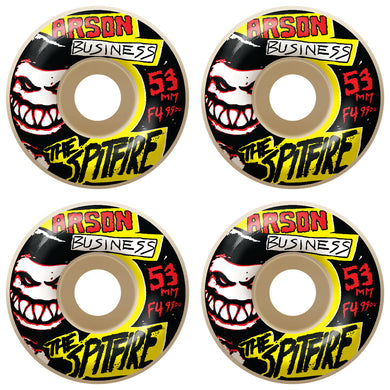 Spitfire Wheels 53mm Arson Business F4 Classics 99a