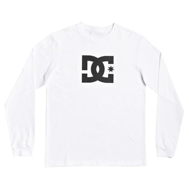 DC Long Sleeve Tee Star HLS White