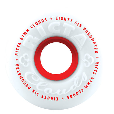Ricta wheels 57mm Clouds Red 86a