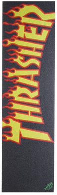 Mob Grip Thrasher Yellow and Orange Flame