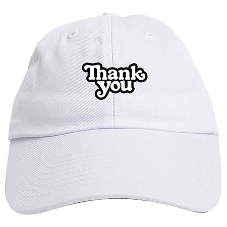 Thank You Dad Hat White