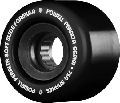 Powell Peralta Wheels Snakes 2 66mm 75a Black