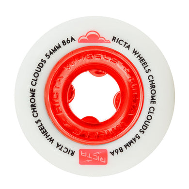 Ricta wheels 54mm Chrome Cloud Red 86a
