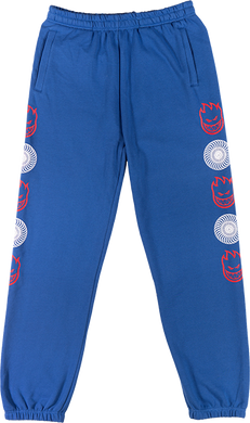 Spitfire Sweat Pants Royal Bighead Swirl Medium