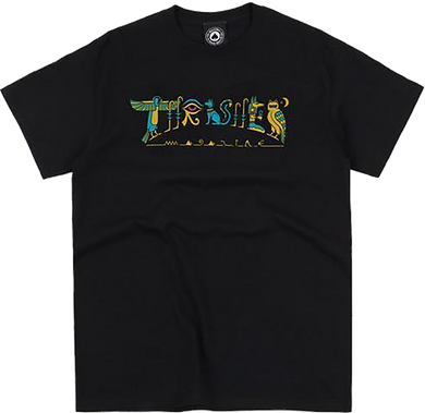 Thrasher Tee Hieroglyphics Black