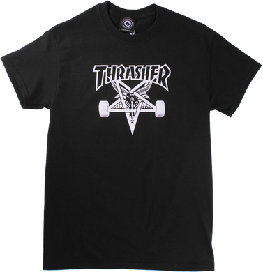 Thrasher Tee Skate Goat Black