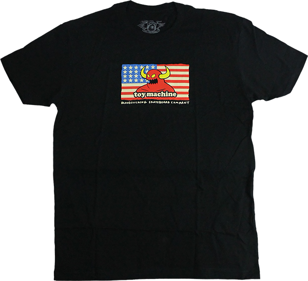 Toy Machine T-Shirt American BSC Black