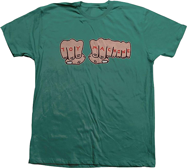 Toy Machine T-Shirt Fists Jade