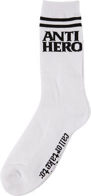 Anti Hero Socks If Found White Black