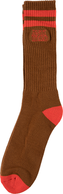 Anti Hero Socks Hero Outline Brown Red