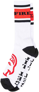 Spitfire Socks Classic 87 Bighead White Black Red