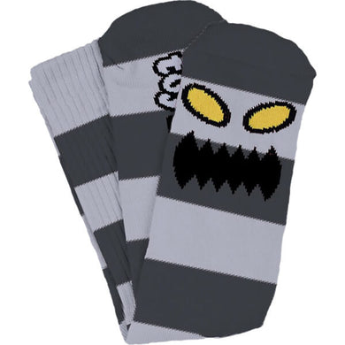 Toy Machine Socks Monster Big Stripe Concrete