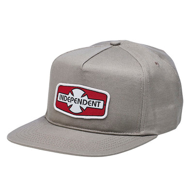 Independent Trucks Snapback Hat OGBC Rigid Grey/Red