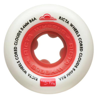 Ricta Wheels 54mm Cored Clouds Red 86a