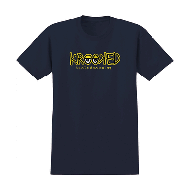 Krooked Tee Krooked Eyes Navy Large