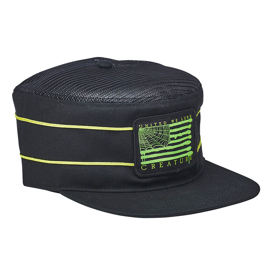 Creature Snapback Hat Lurk With Us Black/Green