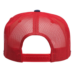 Independent Trucker Hat Cross Red/White/Blue