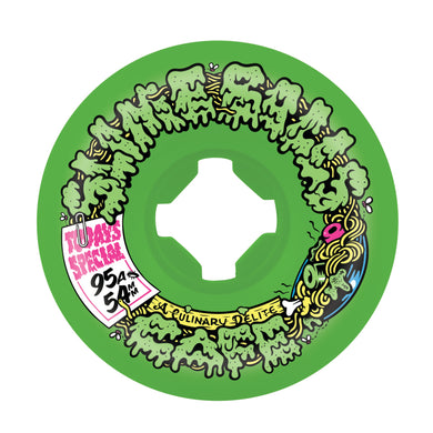 Slime Ball Wheels 54mm Double Take Cafe Vomit Mini Green 95a