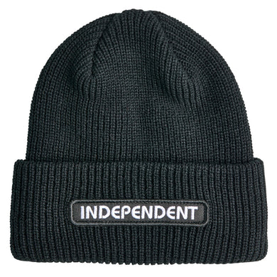 Independent Trucks Beanie B/C Groundwork Long Shoreman Black