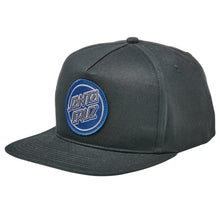Load image into Gallery viewer, Santa Cruz Hat Keyline Dot Black Snapback