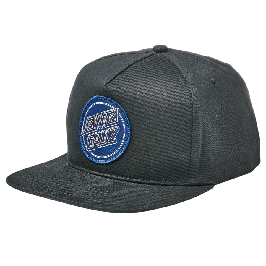 Santa Cruz Hat Keyline Dot Black Snapback