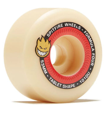 Spitfire Wheels 53mm Tablet Natural/Red 101a Formula4