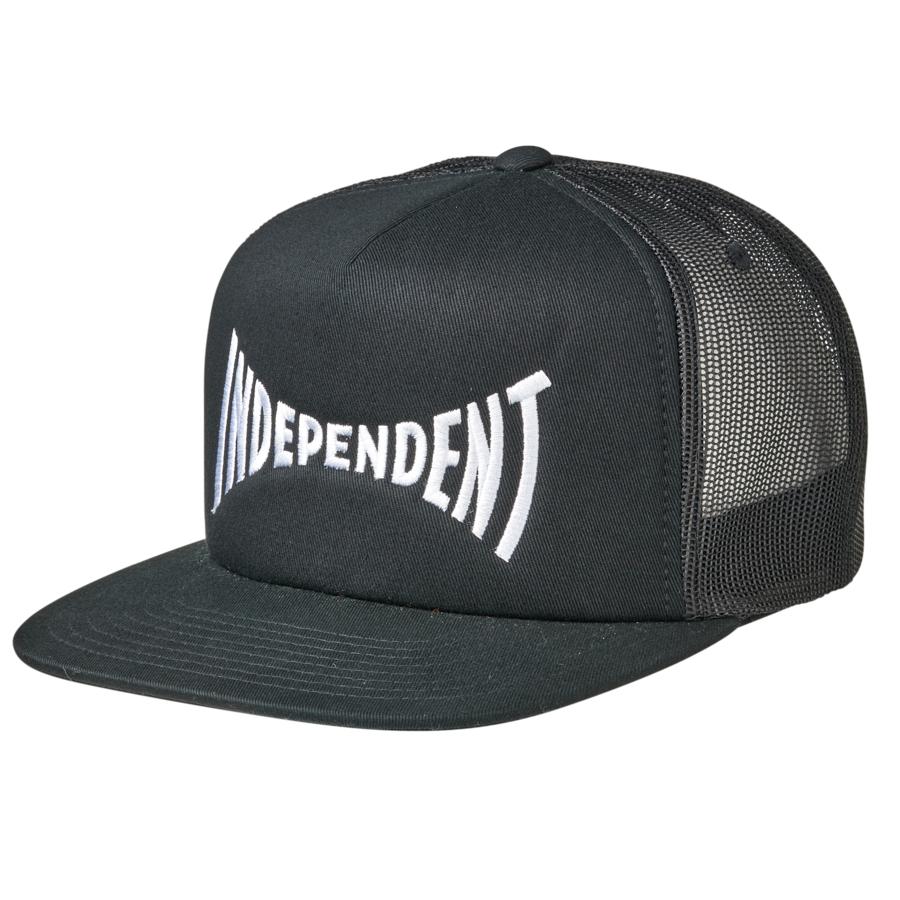 Independent Trucks Hat Snapback Span Mesh Trucker Black