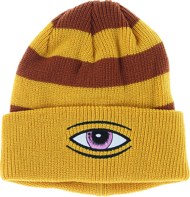 Toy Machine Beanie Sect Eye Stripe Dock Mustard