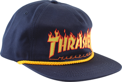 Thrasher Hat Flame Rope Navy
