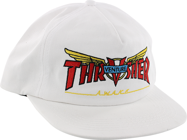 Thrasher Hat Venture Collab White